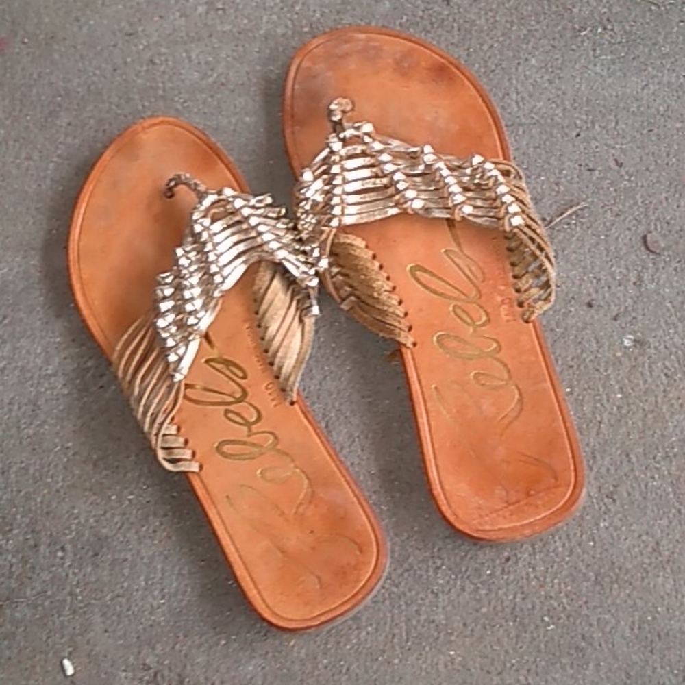 Gold Rebels Sandals